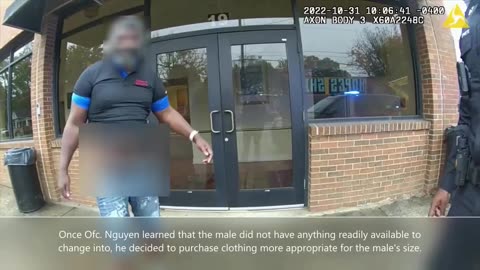 Officer shows kindness and buys New Clothes for a man in need