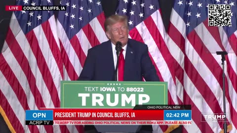 President Trump in Council Bluffs, IA