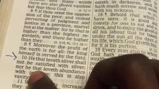 chosen ones daily scripture ecclesiastical 5_6 he that loveth silver shall not be satisfied