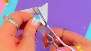 How To Make Snowflakes - Paper Crafts - Christmas Ideas - #shorts #youtubeshorts #christmas