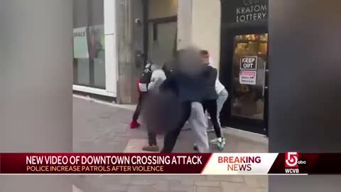 Group Of Teens BRUTALLY Attack Boston Woman...