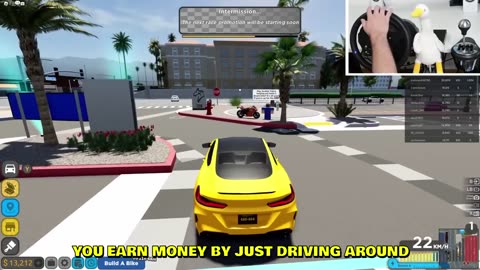 Roblox, but with a Steering Wheel...