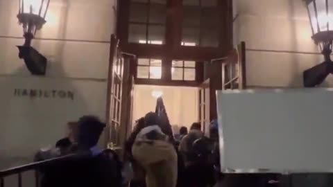 Overnight, the pro-terror mob occupied Hamilton Hall at Columbia Univ