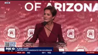 2022 Election: Arizona governor candidate Kari Lake addresses supporters