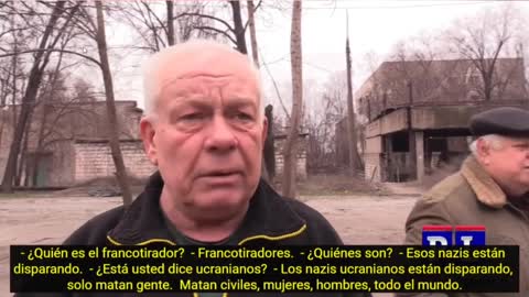 Mariupol residents talk on how Azov murdered civilians.