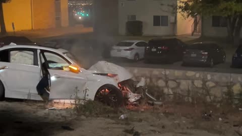 Good Samaritan Saves Driver From Burning Car After Crash