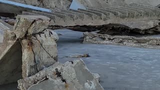 Aftermath of Hurricane Nicole in Wilbur by the Sea