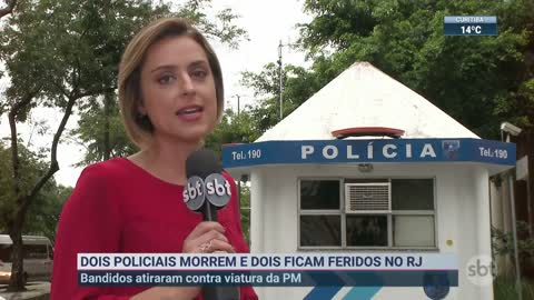 Dois policiais morrem e dois ficam feridos em operação no RJ | SBT Brasil (07/11/22)