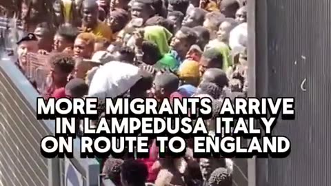 WTF!! illegals At Italian Border