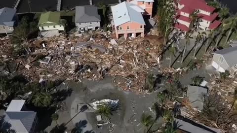 Hurricane Ian: Fort Myers Beach Florida Before And After Hurricane Ian.