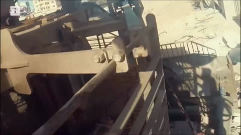 Hamas footage shows Israel's troops engaging in a ferocious combat on Gaza's front lines.