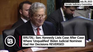 Blaze News - Sen. Kennedy HUMILIATES Biden's "Unqualified" Judicial Nominee