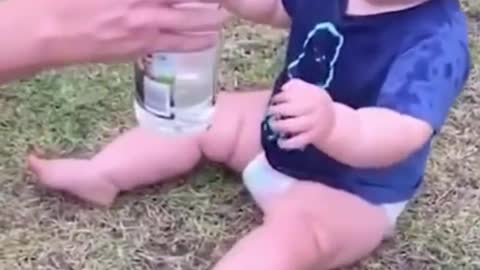 Funny Baby Videos playing # Short