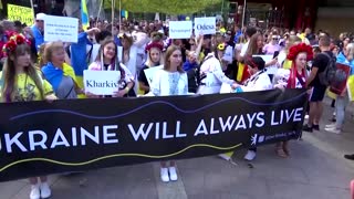 Thousands march through Berlin for Ukrainian Independence Day