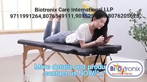 Biotronix Care International Portable Massage Table Massage Bed Lash Bed Facial Bed