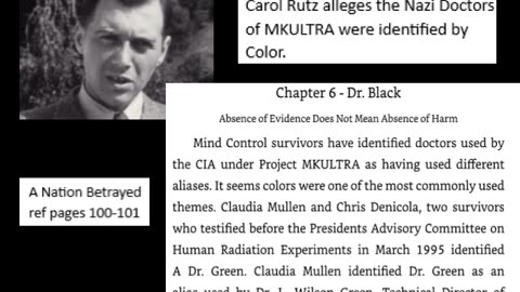 Carol Rutz - A Nation Betrayed - MKULTRA Torture by Josef Mengele