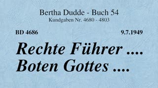 BD 4686 - RECHTE FÜHRER .... BOTEN GOTTES ....