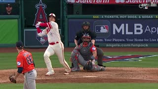 MLB l@Shohei Ohtani's solo jack (34) Astros @ Angels ⚾