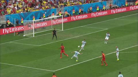 Argentina vs Belgie - čtvrtfinále MS 2014