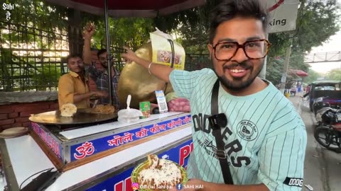 Pataka 40/- Jeela ke Top Tadke wale Chole Kulche | Street Food India