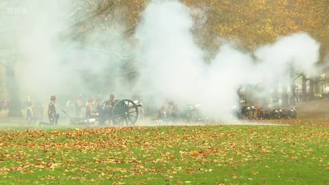 Gun salute marks King Charles III's 75th birthday