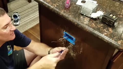 I almost got ELECTROCUTED!! _ Adding a Outlet with USB Power _ 2019_14