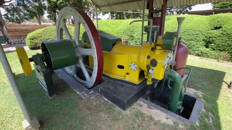 A century old Engine that worked Tea factory Machines till recently. Nuwara Eliya, Sri Lanka