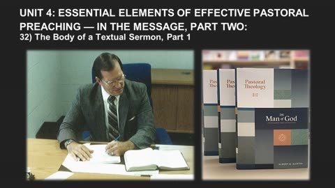 Albert Martin's Pastoral Theology Lecture 63