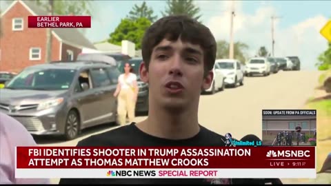 CLASSMATE OF TRUMP ALLEGED SHOOTER: HE WAS A LONER