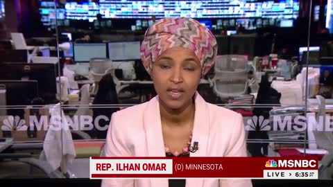 Ilhan Omar Profanely Rages on MSNBC Over Manchin Not Supporting Multi Trillion Dollar Spending