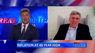 REAL AMERICA -- Dan Ball W/ Economist Steve Moore, Recession Is In Sight Thanks To Biden, 4/28/22