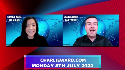 CHARLIE WARD DAILY NEWS WITH PAUL BROOKER & DREW DEMI - MONDAY 8TH JULY 2024