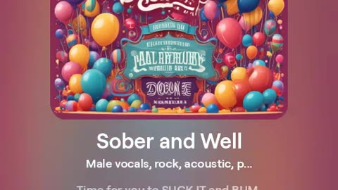 Sober and Well by me #orginalsong