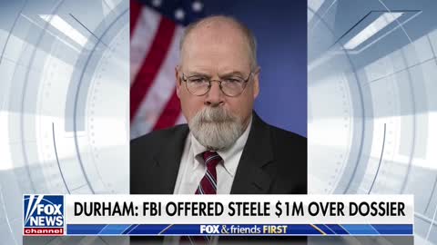 DURHAM PROBE: FBI offered Christopher Steele $1 million to corroborate Trump allegations in dossier.
