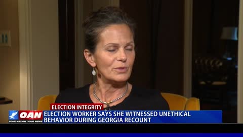 Election worker says she witnessed unethical behavior during Ga. recount