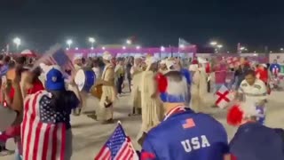 Qatar: Musicians play Katyusha at the World Cup