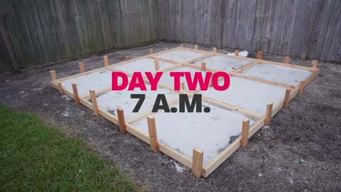Making Extra Large Concrete Pavers ( DIY concrete patio )