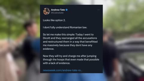 Andrew tates first words on CHARGES DROPPED!