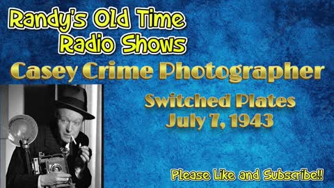 Crime Photographer Switched Plates July 7, 1943