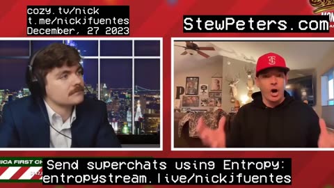 Nick Fuentes interviews Stew Peters (Dec-27-2023)