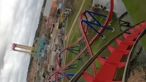 Let’s ride Superman at Six Flags Fiesta Texas!