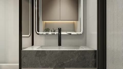 Bathroom space design