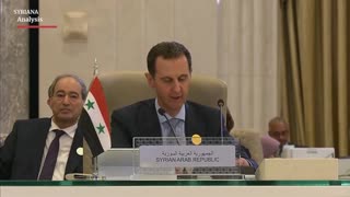 Syrian President Assad speech at the Arab Summit hosted by Saudi Arabia, 2023