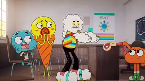 GUMBALL MR SMALL IS SCARY CRAZY