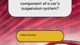 Part 8 Intermediate Car Engine Quiz Question