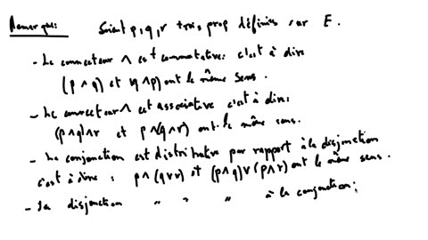 1SM 1 notions de logique 6 conjonction logique connecteur binaire