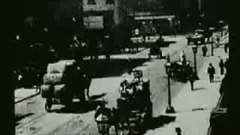 Traffic Crossing Leeds Bridge (1888 Film) -- Directed By Louis Le Prince -- Full Movie