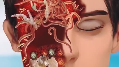 Asmr face surgery animation video