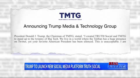 Real America - Trump Launces New Social Media Platform