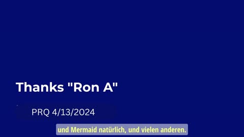 Danke Ron A